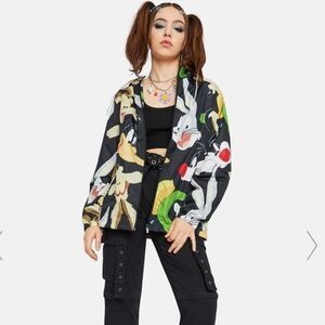 Members Only x Looney Tunes Windbreaker Jacket